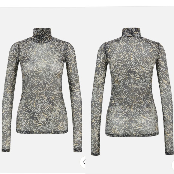 BRUUNS BAZAAR Phlox Astri Blouse top in Mixed Colors mesh - Picture 7 of 16